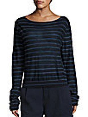 Vince Vince Striped Cashmere Boatneck Sweater