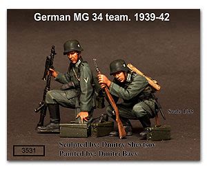 HobbyEasy German Machine Gunner MG 34 Team 1939 42