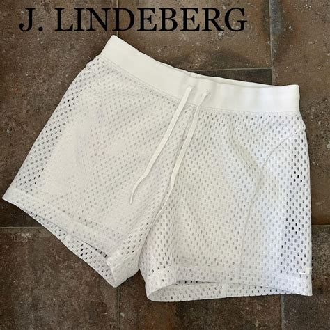 J Lindeberg Misha Mesh Shorts White By メルカリ