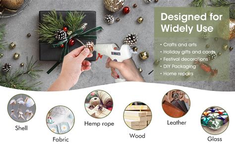 Amazon Tooniu Glue Gun W Hot Glue Gun Kit With Premium Transparent Hot Glue Sticks