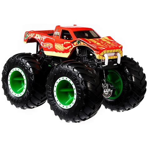 Set Hot Wheels By Mattel Monster Trucks Bigfoot Vs Snake Bite EMAG Ro