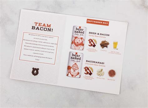 Bear Naked Granola September Subscription Box Review Coupon Hello Subscription