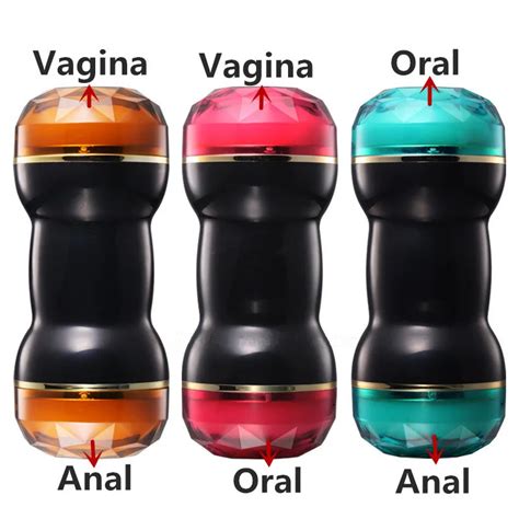 Dual Channel Male Masturbator Toys For Men Artificial Realistic Vagina