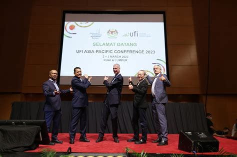 malaysia  host ufi asia pacific conference mix meetings