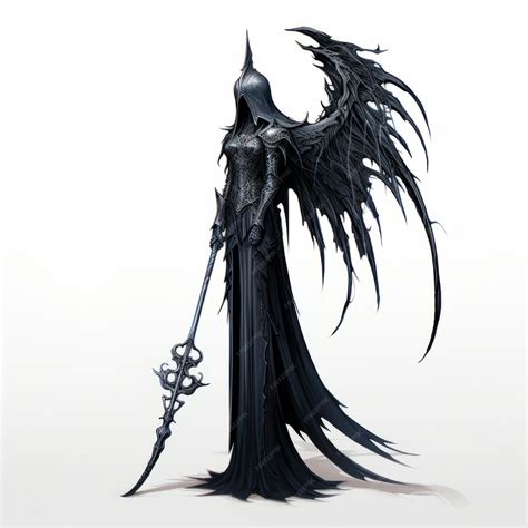 Premium Ai Image The Ravens Embrace Deaths Scythe Concept Art For