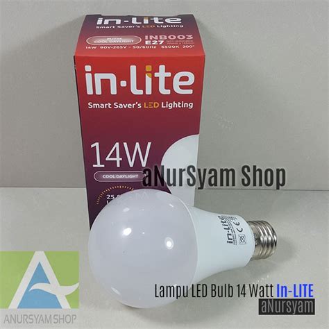 Jual Lampu Led Watt Inlite Cool Daylight Putih Bergaransi Shopee