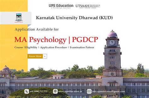 MA Psychology and PG Diploma in Counselling & Psychotherapy at Karnatak