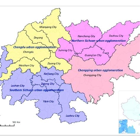 Maps Of Chengdu Chongqing Twin City Economic Circle Download