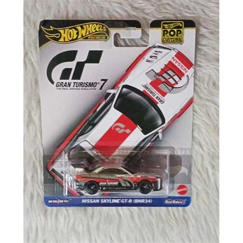 Hot Wheels Pop Culture Gran Turismo Premium Nissan Skyline R And R Shopee Malaysia