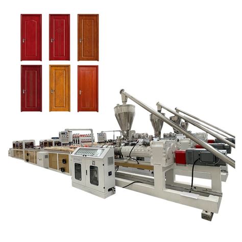 Wpc Door Panel And Frame Pvc Foam Board Plastic Extruder Machine Wpc