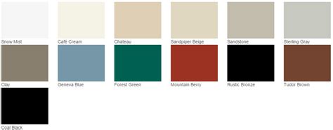 Storm Door Colors - Shank Door