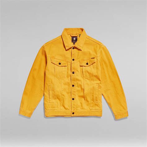 Veste Unisex Oversized Western Evergreen Jaune G Star RAW