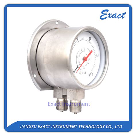 Brass Or Stainless Steel Case Bourdon Tube Differential Pressure Gauge