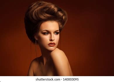 Side View Portrait Lovely Naked Woman Stock Photo Shutterstock