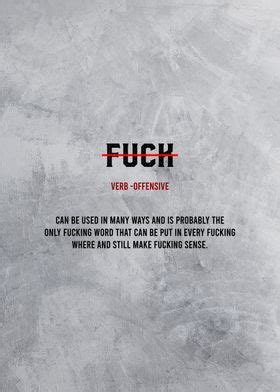 Fuck Poster By Bestselling Displate Displate