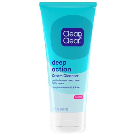 Save On Clean Clear Oil Free Deep Action Cream Cleanser Order Online