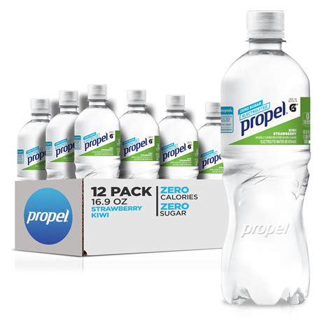 Propel Flavored Water with Electrolytes, Kiwi Strawberry, 16.9 fl oz ...