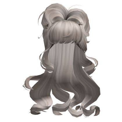 Royal Curly Updo W Bangs Ash Blonde Roblox