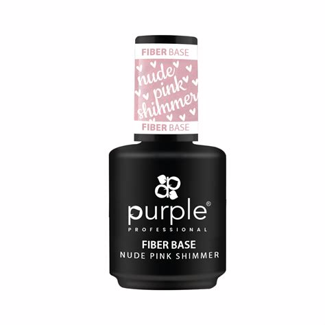 Fiber Base Purple Nude Pink Shimmer BELEZA37