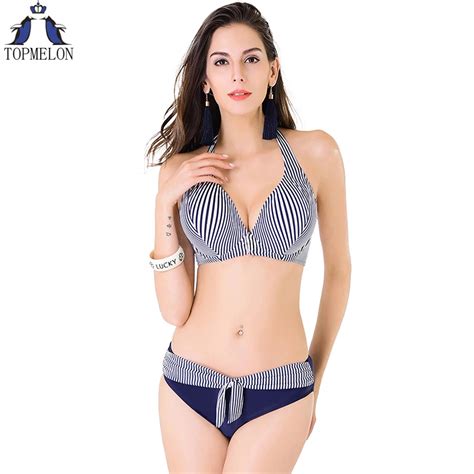 Plus Size Swimwear Bikini Swimsuit Large Push Up Swimsuit Women