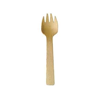 Amazon PackNwood 210MSPK1 Mini Wooden Spork Testing Fork Sampling