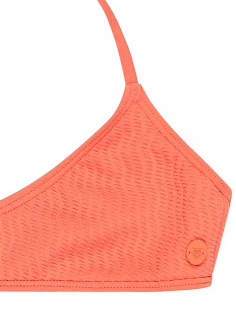 ROXY Mädchen Bikini Lagos RG Tri Bra Set koralle