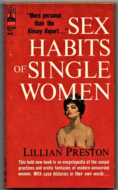 Sex Habits Of Single Women By Lillian Preston 1969 Softcover Library