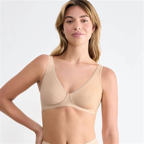 Soutien Gorge Sans Armatures Nude En Coton Sloggi Lemon Curve