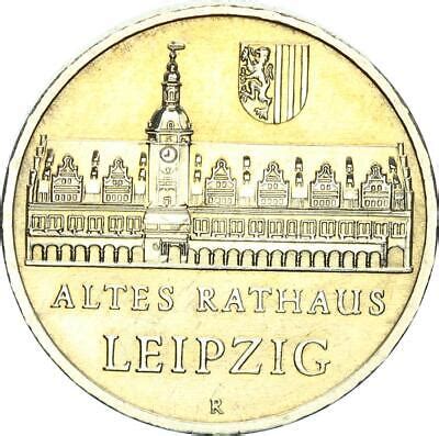 DDR Gedenkmünze 5 Mark 1984 A Altes Rathaus Leipzig pfr stgl J 1596