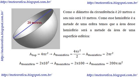 M E T E O R O T I C A Exerc Cios Resolvidos Sobre Superficie Esf Rica