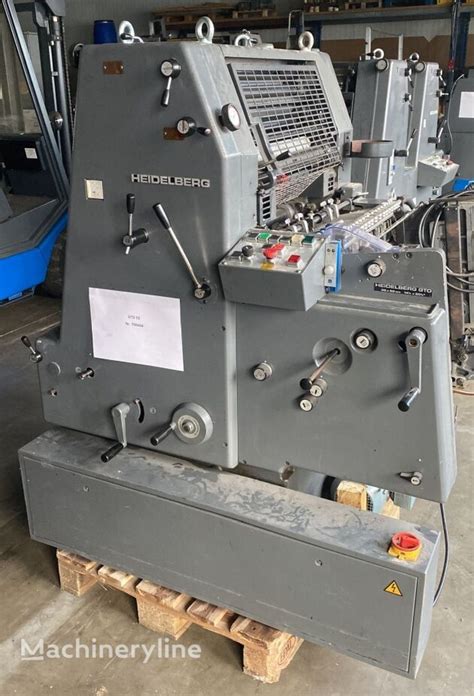 Mesin Cetak Offset Heidelberg Gto 52 Dijual Jerman Weil Der Stadt Pt32726