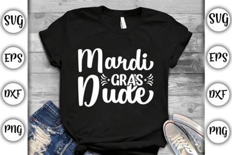 Mardi Gras Dude Graphic By Tshirt Bundle · Creative Fabrica