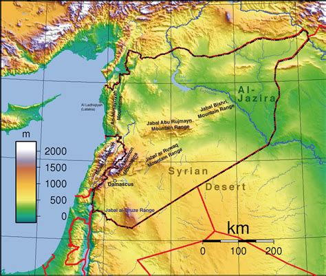 Syrian Desert Map Caoticamary