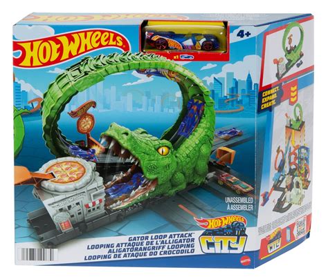 Hot Wheels City Pętla krokodyla HKX39 Tor niskie ceny i opinie w Media Expert