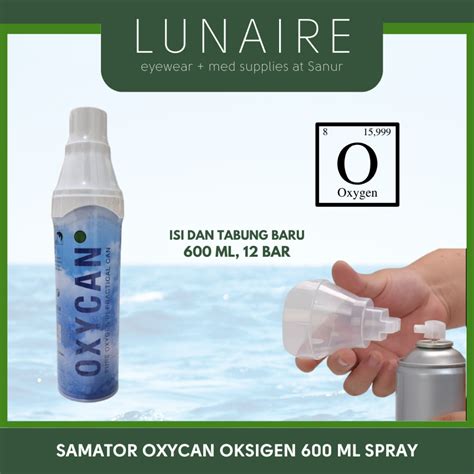 Jual Samator Oxycan Oxygen Spray Aerosol Ml Bar Pertolongan