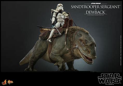 Star Wars A New Hope Sandtrooper And Dewback By Hot Toys The Toyark News