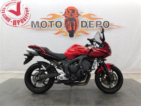 Купить б у Yamaha FZ6 инжектор 6 передач во Владивостоке красный naked bike 2007 года на Авто