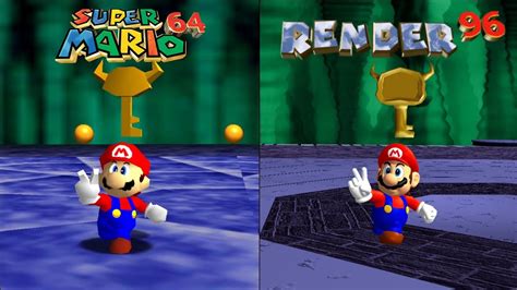 Bowsers Road Super Mario 64 Vs Render96 Youtube