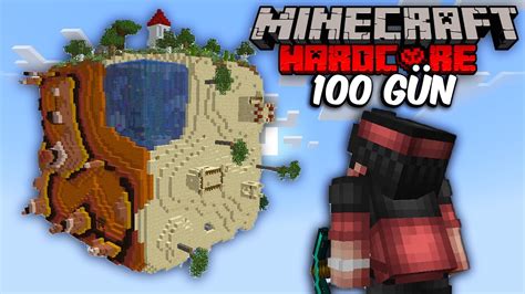 Minecraft Hardcore da GEZEGENLERDE 100 gün hayatta kalmak YouTube