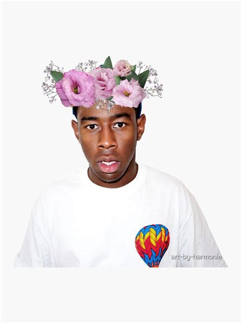 "Tyler Okonma Flower" Sticker for Sale by art-by-harmonie | Redbubble