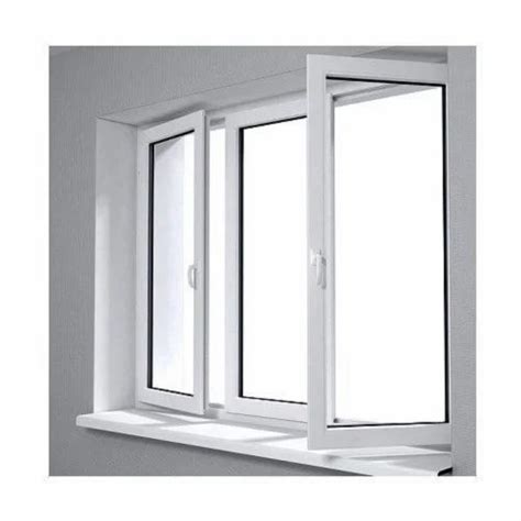 White Upvc Allwin Casement Window Thickness Of Glass Mm At Rs