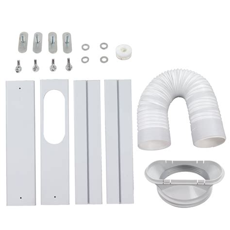 Air Conditioner Window Vent Kit Plate Universal Adapter Hose Portable