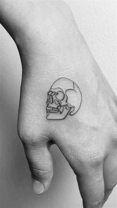 Abstract Skull Tattoo