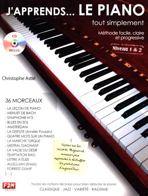 J apprends le Piano tout simplement Vol 1 von Christophe Astié