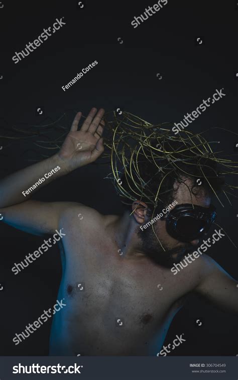 Atomic Depression Anxiety Naked Man Crown Stock Photo Shutterstock
