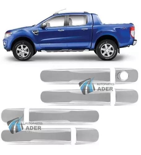 Kit X Cubre Manijas Cromadas Ford Ranger A Focus Y