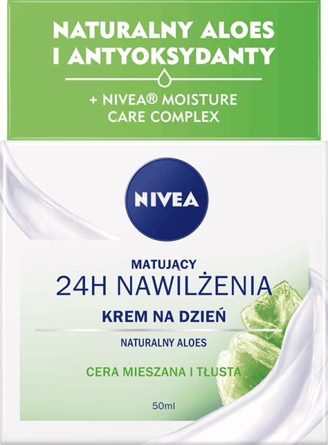 NIVEA 24H Nawilżenia krem matujący na dzień cera mieszana i tłusta