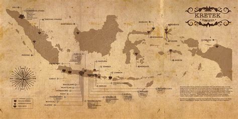 peta kretek ilustrasi sejarah sejarah ide buku sketsa