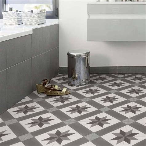 Spanish Tile Design Cushioned Vinyl Flooring Sheet Andalusia 78