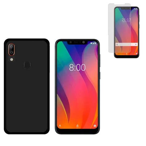 Funda Compatible Con Vsmart Active Plus Negra Tpu Lisa Silicona